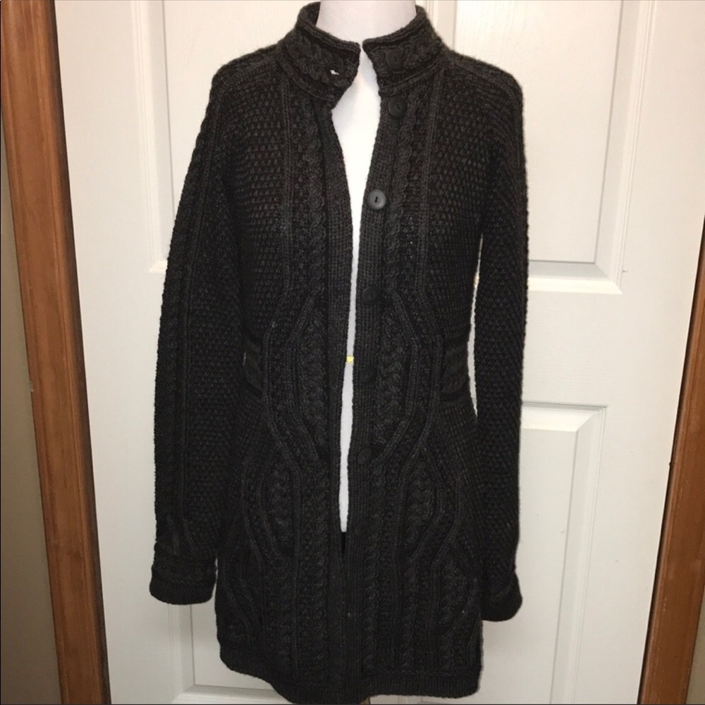 🍀Irish merino wool, M, charcoal grey